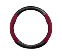 Breathable Steering Wheel Cover For M For Sport For F30 F31 F34 X1 F07 F10 F11 X2 F25 F32 F33 F36 F39 X3 Car Steering Wheel Cover 38inch O Shape(O Red)