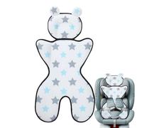 Breathable Stroller Seat Liner - Cooler Seat Cushion | Stroller Seat Liners Made with Cotton Eco-Friendly Breathable Mesh for Stroller