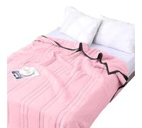 Breathable Summer Blanket,Lightweight Cooling Blanket - Cooling Fine and Breathable - Reversible Comforter Summer Cooler, Machine Washable Lightweight Cooling Comforter for