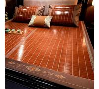 Breathable Summer Sleeping Mat, Double-sided Cooling Rattan Mattress, Foldable Bed Essential For Hot Weather, Perfect For Comfortable Sleep B 0.9 * 1.9m/3 * 6.2FT