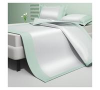Breathable Summer Sleeping Mat With Pillowcase,Cooling Ice Silk Fabric Machine And Foldable Washable Portable Design Compact, Dorm Rooms And Hotels