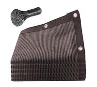 Breathable Sunshade Net for Garden & Lawn - 1x5m Chicken Coop Shade Cloth Privacy Protection Fence & Anti-Fall Safety Net for Outdoor Use