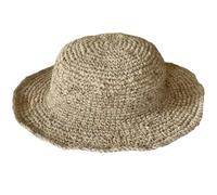 Breathable Sweat Proof Summer hat for Men and Women. Hand Crafted Sun hat Made from Natural Hemp from Nepal. Foldable with Classic Looks and Comfy. Ivory, Ivory, 7