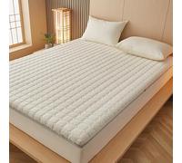 Breathable Thick Futon MattressRemovable & Washable Floor Sleeping Pad Easy to Fold Compact Design for Travel & Home Ideal for Dorms & Guests