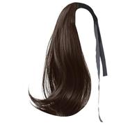 Breathable Tie Back Curly Ponytail Hairpiece Natural Looking Ponytail Hair Extension For Women Various Occasion Outfit Synthetic Hair Extension