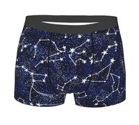 Breathable Underpants Trunks Glow In The Dark Midnight,Fitted For Men Boxer Shorts Moisture Wicking Boxers Shorts
