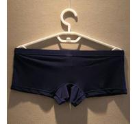 Breathable Viscose Men's Boxer Briefs in Low-Waist Design with Ultra-Thin Profile for Active Lifestyle Use (M Dark Blue)