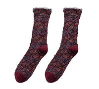 Breathable Women Ankle Socks Gifts for Women Ladies Girls Womens To Keep Warm Sock Anaglyph Restoring Ancient Ways Lightweight Cotton Socks Men Running (Red, One Size)