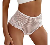 Breathable Womens Underwear Cotton Knicker Hipster Style Pantie Slight Shaping Support Brief Regular Use Pant Various Size Pack For Postpartum Recovery White