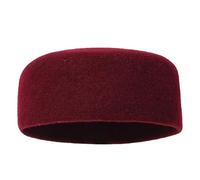Breathable Wool Hat Unique Cultural Charm Hat Simple Solid Color Wool Hat Suitable for Religious Rituals