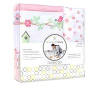BreathableBaby Classic 3-Piece Set - English Garden, Cotton, Cot Bed