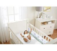BreathableBaby, Classic 3mm Breathable Mesh Liner For Cots with 120x60cm or 140x70cm Mattress, Woodland Walk, Covers 2 Sides, Non-Padded Single Layer Cot Bumper Alternative, Safety Tested