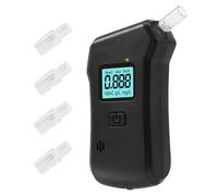 Breathalysers Alcohol Breathalyzer Tester Kit High Accuracy Breathalyser with Digital LCD Screen - Alcohol Breath Tester Portable with LED Flashlight 2 Mode Professional Breathalysers for Personal