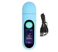 Breathalyzer Professional Portable Digital Contactless Breath Tester Sensitive Driving Analyzer for Drunk Driving Safety Inspection Fire Safety Construction Site ABS Material
