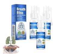 BreathBliss Respiratory Cleansing Herbal Lung Spray, Herbal Lung Cleansing Spray, for Lung and Respiratory Support (3Pcs)