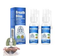 BreathBliss Respiratory Cleansing Herbal Lung Spray, Herbal Lung Cleansing Spray, for Lung and Respiratory Support (2Pcs)