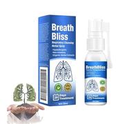 BreathBliss Respiratory Cleansing Herbal Lung Spray, Herbal Lung Cleansing Spray, for Lung and Respiratory Support (1Pcs)