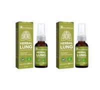 BreathDetox Herbal Lung Cleansing Spray, Herbal Lung Cleanse Spray, Natural Respiratory Cleanse & Breathe Spray, Lung Exerciser For Healthier And Cleaner Lungs (2 Pcs)