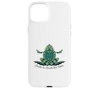 Breathe, Breathe, Out, Ribbit, Meditative Frog Yoga Mindful Case for iPhone 15 Plus