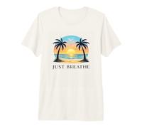 Breathe Calm Energy Breathwork Mindful Livings Tai Chi Flow Premium T-Shirt