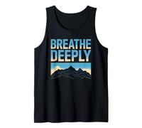 Breathe Deeply Inspirational Motivational Men Women Kids Tank Top