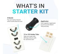 Breathe Easy Nasal Strips, Intake Breathing Nasal Strip, Anti-Snoring Sleep Nasal Strips, Comfortable Anti-Snoring Equipment for Car, Travel, Hotel, Home, and Business Trip (Black)