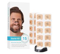 Breathe Easy Nasal Strips, Intake Breathing Nasal Strip, Anti-Snoring Sleep Nasal Strips, Comfortable Anti-Snoring Equipment for Car, Travel, Hotel, Home, and Business Trip (Black)