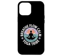 Breathe Flow Calm Yoga Tribe Meditation Peace Case for iPhone 12 Pro Max