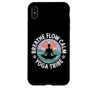 Breathe Flow Calm Yoga Tribe Meditation Peace Case for iPhone XS Max