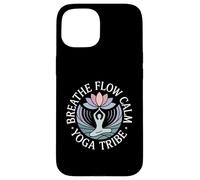 Breathe Flow Calm Yoga Tribe Peaceful Mindful Journey Case for iPhone 15