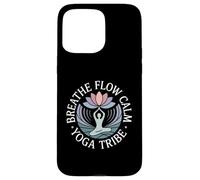 Breathe Flow Calm Yoga Tribe Peaceful Mindful Journey Case for iPhone 15 Pro Max