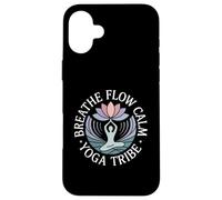 Breathe Flow Calm Yoga Tribe Peaceful Mindful Journey Case for iPhone 16 Plus