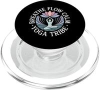 Breathe Flow Calm Yoga Tribe Peaceful Mindful Journey PopSockets PopGrip for MagSafe