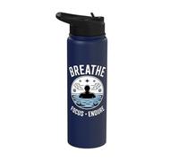 Breathe Focus Endure Ice Bath Warrior Training Spa Stainless Steel Insulated Water Bottle
