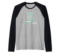 Breathe Focus Swing Miss Repeat Golfer Raglan Baseball Tee