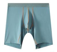 Breathe Freely in These Stylish Low Rise Mens Boxers Featuring Unique Construction (2XL Blue green)