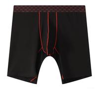 Breathe Freely in These Stylish Low Rise Mens Boxers Featuring Unique Construction (XL Black)