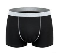 Breathe Freely Mens Seamless Boxer Briefs Designed to Keep You Cool and Comfortable (2XL Black)