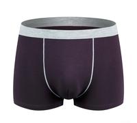 Breathe Freely Mens Seamless Boxer Briefs Designed to Keep You Cool and Comfortable (XL Purple)