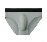 Breathe Freshly with Men's Smooth Finish Boxer Briefs; Designed to Provide Comfort During Daily Activities (2XL Gray)