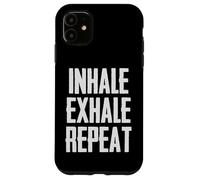 Breathe | Inhale Exhale Repeat Breathing Reminder Yoga Lover Case for iPhone 11