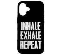 Breathe | Inhale Exhale Repeat Breathing Reminder Yoga Lover Case for iPhone 16