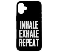 Breathe | Inhale Exhale Repeat Breathing Reminder Yoga Lover Case for iPhone 16 Plus