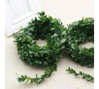 Breathe Life into Events with a 7 5m Green Leaf Artificial Wreath Rattan