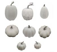 Breathe Life into Your Autumn Celebrations with Our Eye Catching, Foam Pumpkins (white)