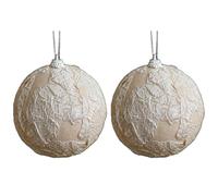 Breathe life into your holiday decorations Adorn your space with our charming sticky fabric foam balls this festive season (White)