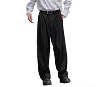 Breathe Life Into Your Wardrobe With These Trendy Yet Timeless Wide Legged Mens' Stride Ready Bottoms (3XL Black)