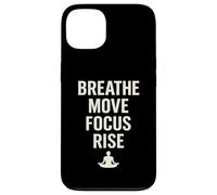 BREATHE MOVE FOCUS RISE spirituality yoga meditation nature Case for iPhone 13