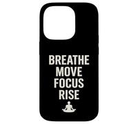 BREATHE MOVE FOCUS RISE spirituality yoga meditation nature Case for iPhone 14 Pro