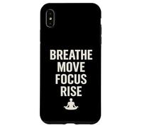 BREATHE MOVE FOCUS RISE spirituality yoga meditation nature Case for iPhone XS Max
